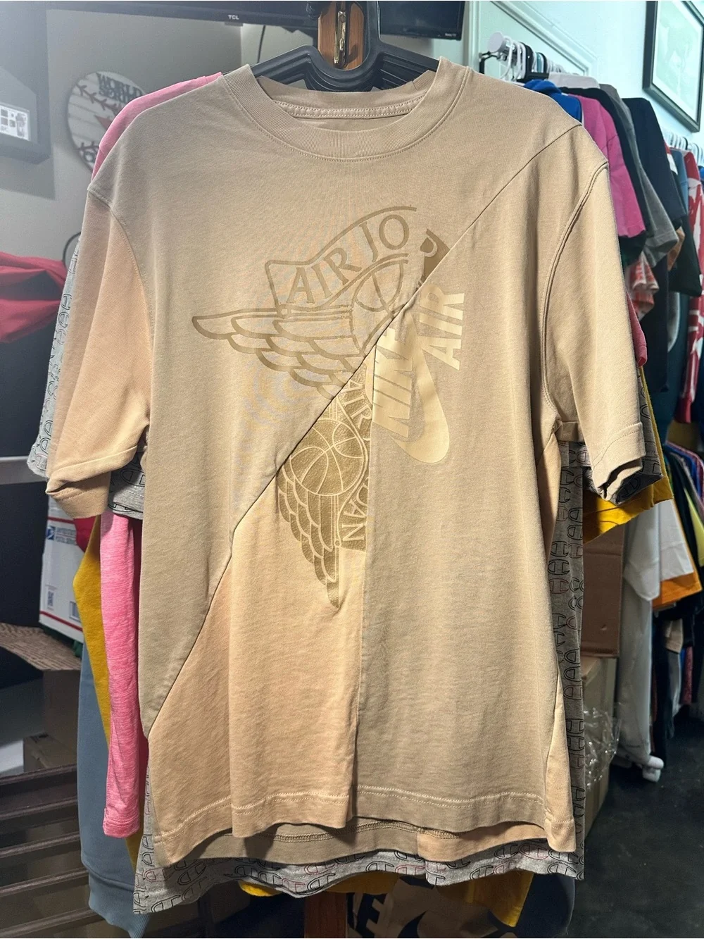 Jordan x Cactus Jack Tan Graphic T-Shirt